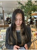 ロングレイヤーたっぷりレイヤーフェイスレイヤー