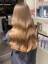 ベレーザ 渋谷(BELEZA)&nbsp;11213艶髪マロンベージュ韓国風巻きミルクティーベージュロング