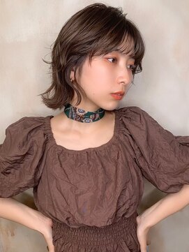 ニスル 上尾店(NISURU) 似合わせカット/大人ガーリー/ダークアッシュ/着物/上尾/上尾駅