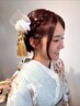 【2026年1月12日成人式】ヘアセット・ヘアアレンジ+着付け　34000円