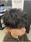 *メンズマッシュ/波巻きスパイラルパーマ/メンズパーマ/水戸*
