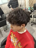 ビカムメンズヘアー 栄店(become men's hair)&nbsp;ルーズパーマシャドウパーマラフカールニュアンスパーマ