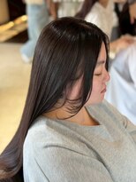 ヘアリゾート粋 ティガ 池袋店(tiga)&nbsp;ツヤ美髪/ストレートロング/顏まわりレイヤー
