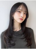 20代30代ハッシュカット/韓国/ショコラアッシュ/髪質改善