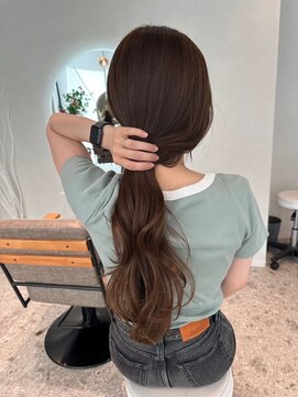 モアナ バイ ラナ 上小田井(MoanA BY LANA) 透明感カラー/デザインカラー/レイヤーカット/ウェットヘア/