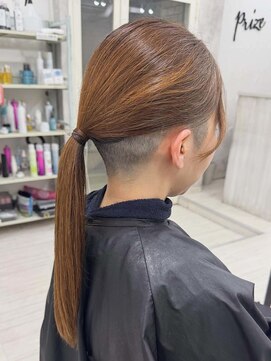 プライズ 表参道原宿店(prize) ツーブロックポニーテール
