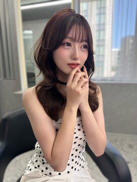 ボタン ハカタ(VOTAN hakata) 博多/顔周りカット/シースルーバング/ブラウンカラー