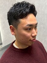 ディスイズバーバーフォース(THIS IS BARBER 4th)&nbsp;アップバング 刈り上げ サイドパート ビジネスヘア 短髪 20代
