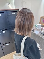 ユニ バイ マグ 長野店(Uni.by Mag) ナチュラルバレイヤージュ筋感◎ライトブラウン透明感