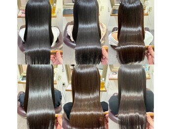 アルファ 春日原店(alpha)の写真/グレイカラーもファッションカラーも丁寧に塗り上げてくれる。老若男女問わず大人気のalpha hair salon♪