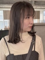 マッシュ チャヤマチ(MASHU chayamachi)&nbsp;柔らか透明感/ブリーチなし/オリーブブラウン/大阪梅田