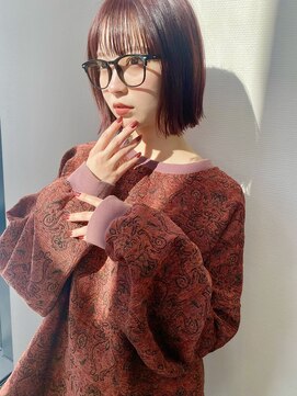 ゼン(ZEEN) 東田style【wine redとbob】札幌駅/大通り/札幌美容室