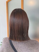 オーラ(ora)&nbsp;【30代肩ギリギリの切りっぱなしボブ】