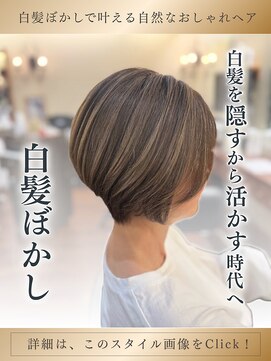 ヘアリゾート ディアリウム(Hair Resort DEARIUM) 白髪を”隠す”から”活かす”時代へ