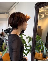 サン 白金台(SUN)&nbsp;束感レイヤーの大人ショートボブ白金目黒