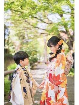 華かざり 京都 祇園四条の写真/【撮影プラン】カメラマン同行ロケーション撮影/後日全データお渡し　753やカップル、家族の記念に！