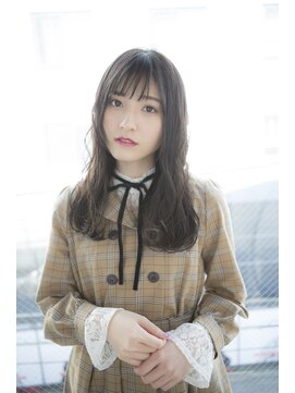 サロンドミルク 原宿(salon de MiLK) 【salon de MiLK 原宿】イルミナ×ウェーブ×透け感バング