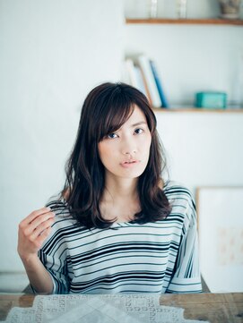 美容室 リズヘアー 稲毛店(Riz hair) コンサバ大きめウェーブロング【稲毛】