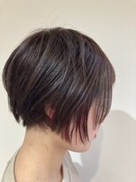 モガ美容室(Moga)&nbsp;イヤリングカラーが素敵なショートボブ♪