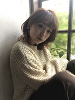 ロンド レグリーズ 立川(Lond leglise)&nbsp;ライトベージュの外ハネウルフ