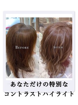 アッシュ 市が尾店(Ash) 【白髪ボカシハイライト×谷崎グレイシャドーハイライト】