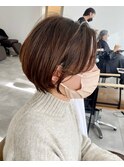 小顔補正立体カット
