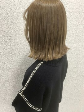 ネオリーブカップ 町田店(Neolive capu) 切りっぱなしスタイル ＊ ミルクティーベージュ