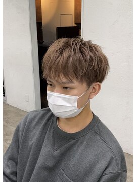 プライズ アイリス 池袋東口店(prize Iris) ベージュ/ブラウン/マッシュ/ブリーチ/￥11000