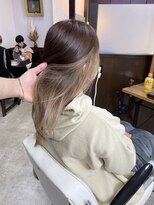 ムーブ(Moob)&nbsp;ブラウン×ミルクティーベージュカラー【別府】