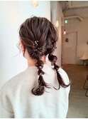 ヘアセット/ヘアアレンジ/ツインアレンジ