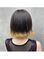 テーラヘアー 幕張本郷店(TELA HAIR)&nbsp;イエロー☆裾カラー