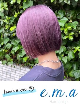 エマヘアデザイン(e.m.a Hair design) ラベンダーカラー