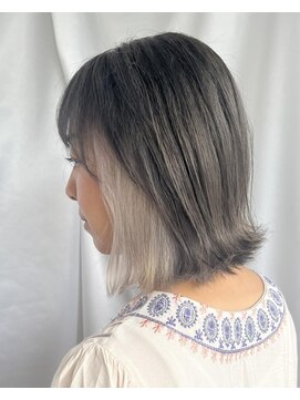 カーフリヘア ウル 千葉店(Kahuli hair Ulu) 【SHIZUKI】インナーカラー／ホワイト