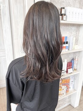 キャアリー(Caary) 福山市美容室Caary 厚みロング 顔周りレイヤー MIXスタイル