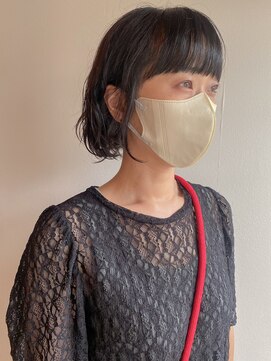 ツイギー 宮西店(TWiGGY) くせ毛を活かしたボブスタイル