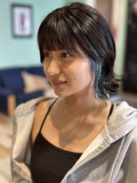 ラべリー 池袋(LOVELEY)&nbsp;インナーカラー　アクアブルー【池袋】