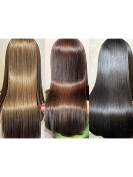 【名駅5分】髪へのダメージを最小限に髪質改善♪自然に馴染むストレートヘアでするんとまとまる美しい髪に