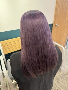 ヘアーブレイス(hair brace) 暗染履歴からブリーチ一回ラベンダーstylist聖斗