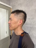 メンズカット バイ ソイクフ(メンズカット by SOY-KUFU) MEN’S HARE アッシュブラックベリーショート