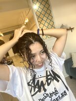 アンジュベイナハ (Ange Bay NAHA)&nbsp;ロング×スパイラルパーマ