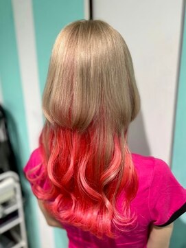 マティーナ ヘアー 池袋(Matina hair) ビビットピンククラゲヘア】20代30代40代50代