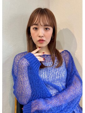 リコバイアフロート(riko by afloat) レイヤーカット/くすみベージュ/ベージュカラー