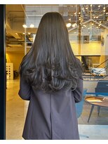 ディーカヘアー(Di KA HAIR) オリーブベージュ/ロングレイヤー/TAKUMI