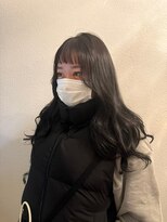 トリコ 梅田茶屋町店(trico) グレージュ × 顔周りレイヤー
