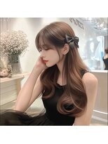 ジルバイジゼル(JILL by GiseL)&nbsp;ミルクブラウン　ブリーチ無し　顔まわり