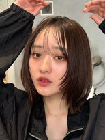 ノイ(noi) 顔周りレイヤーカットくびれヘアミルクティーベージュカラー