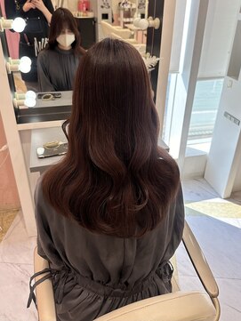 リー 梅田(Lee) miyuu/ブリーチなしW/ピンクブラウン