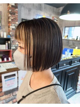 ルーナヘアー(LUNA hair) ボブ　フェイスフレーミングカラー