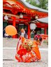 【七五三】3歳　着付ヘアセット　7700円