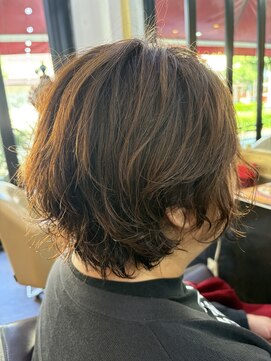 シャンプーボーイアネックス(SHAMPOO BOY Annex) 大人可愛いパーマショートby ERINA